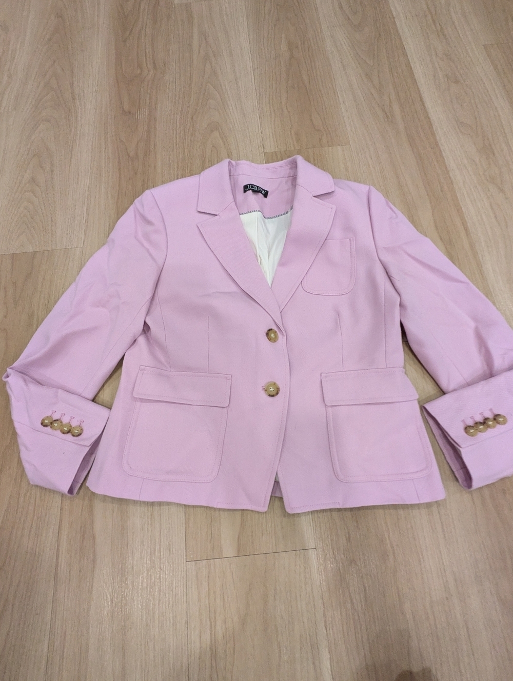 J Crew Purple Blazer Ora Italian Design Size 8
